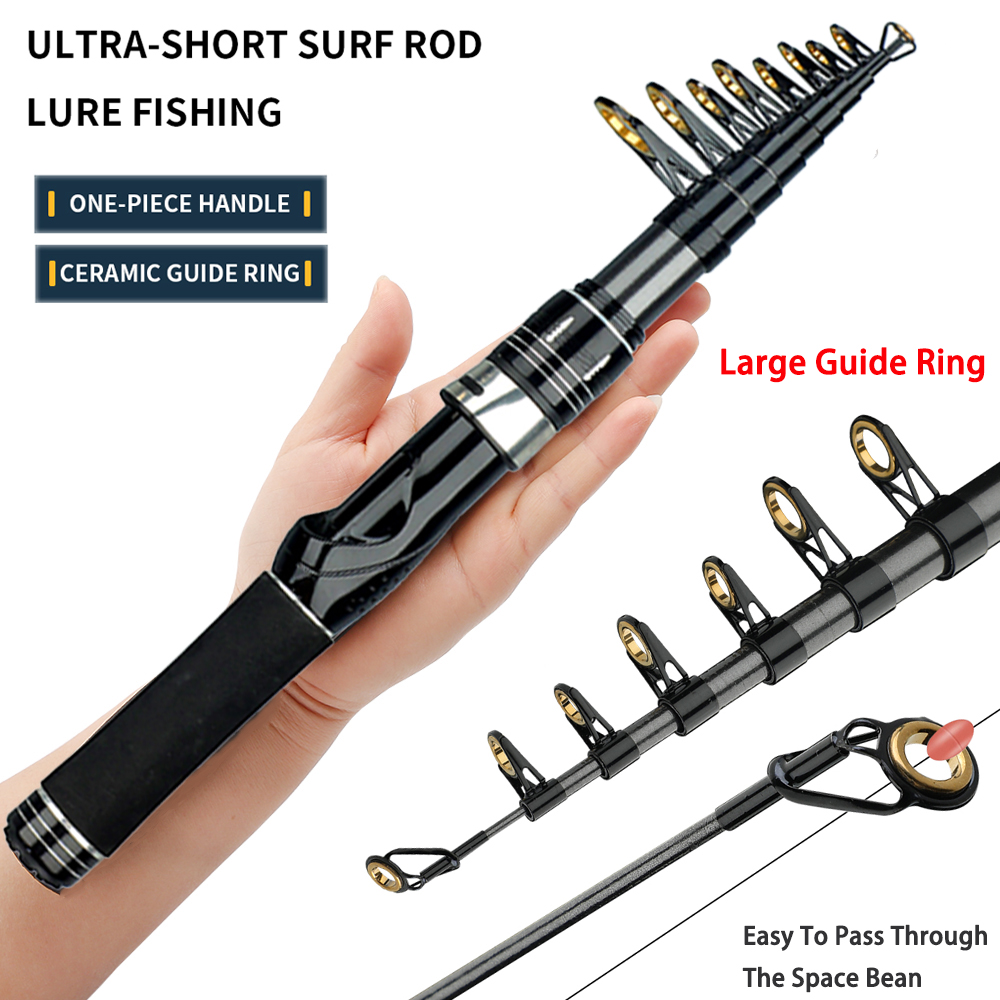 Sea Fishing Equipment Uk - Canne à pêche à leurre télescopique