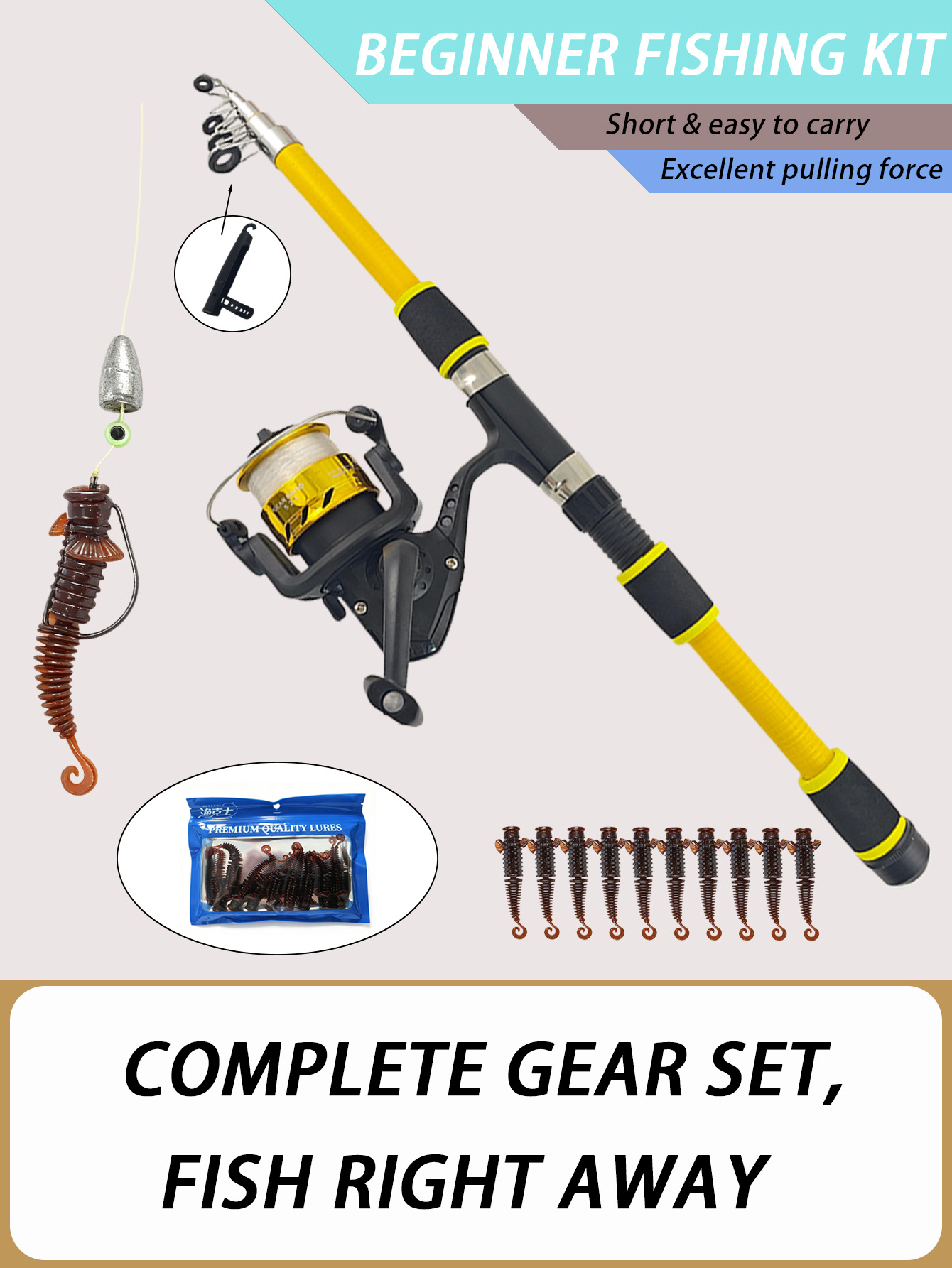 Ensemble de canne à pêche téle - Fishing Equipment Online avis et prix