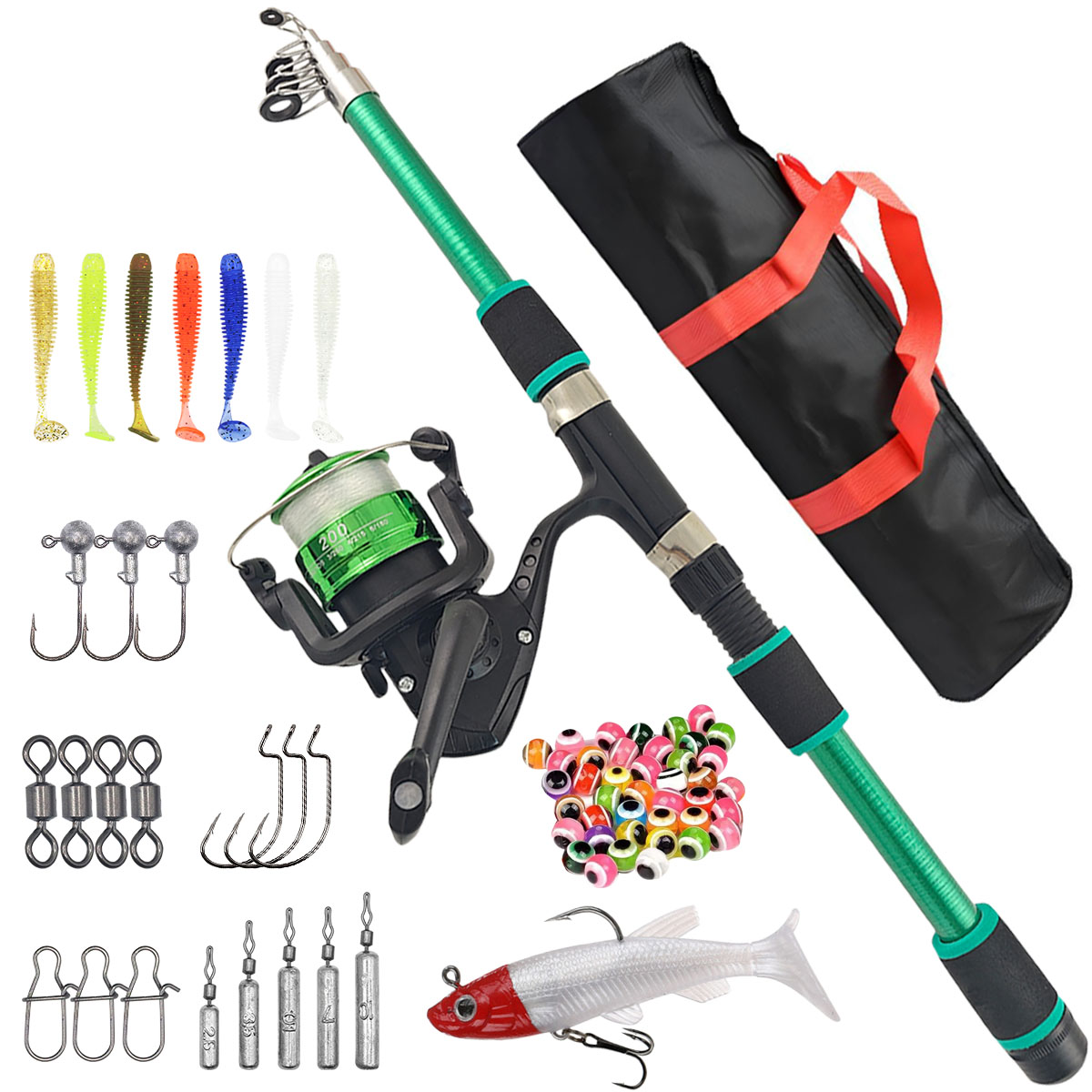 Ensemble complet de canne à pê - Fishing Equipment Online avis et prix